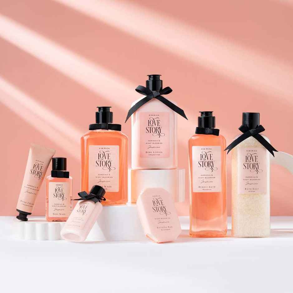 Kimirica Love Story Experience Set | Luxury Bath & Body Selfcare Gift Set for Women