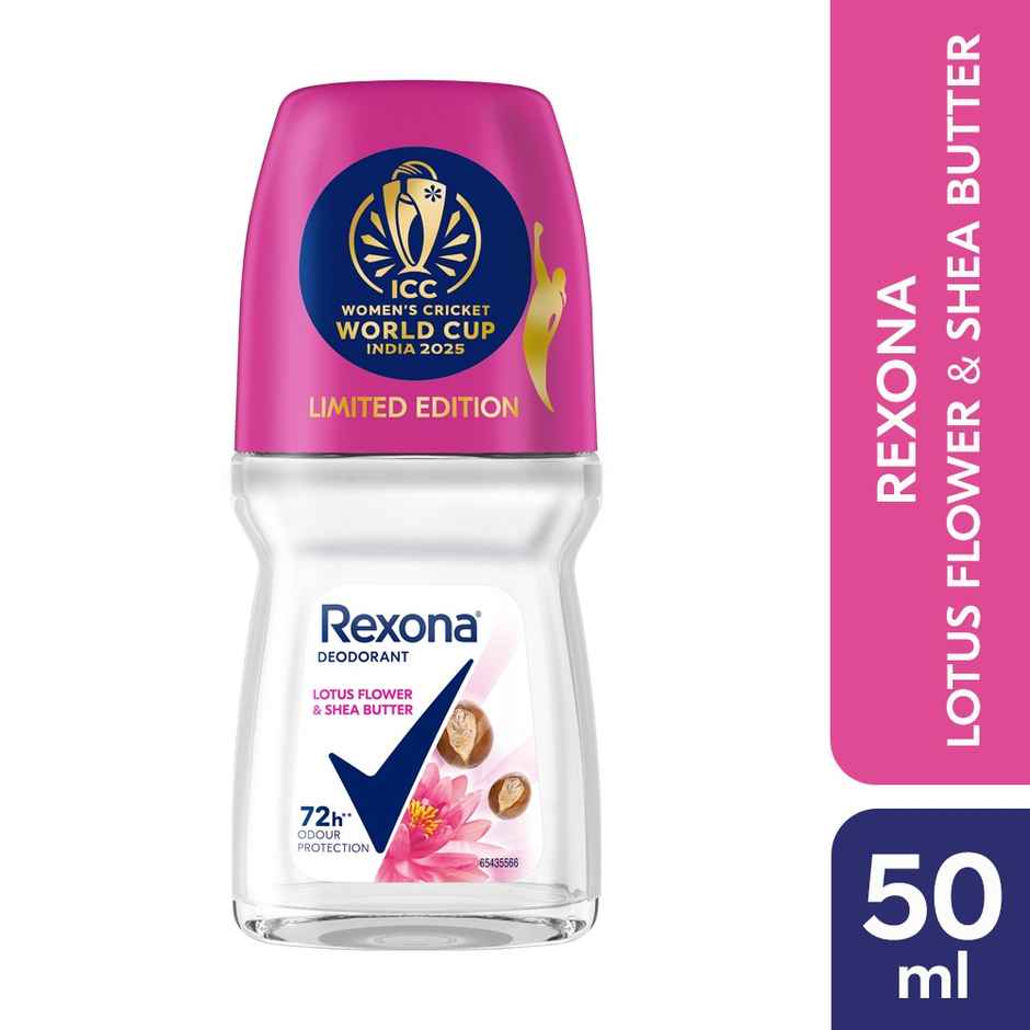 Rexona Antiperspirant Roll-on | Lotus Flower & Shea Butter 12-HAS & Glycerin