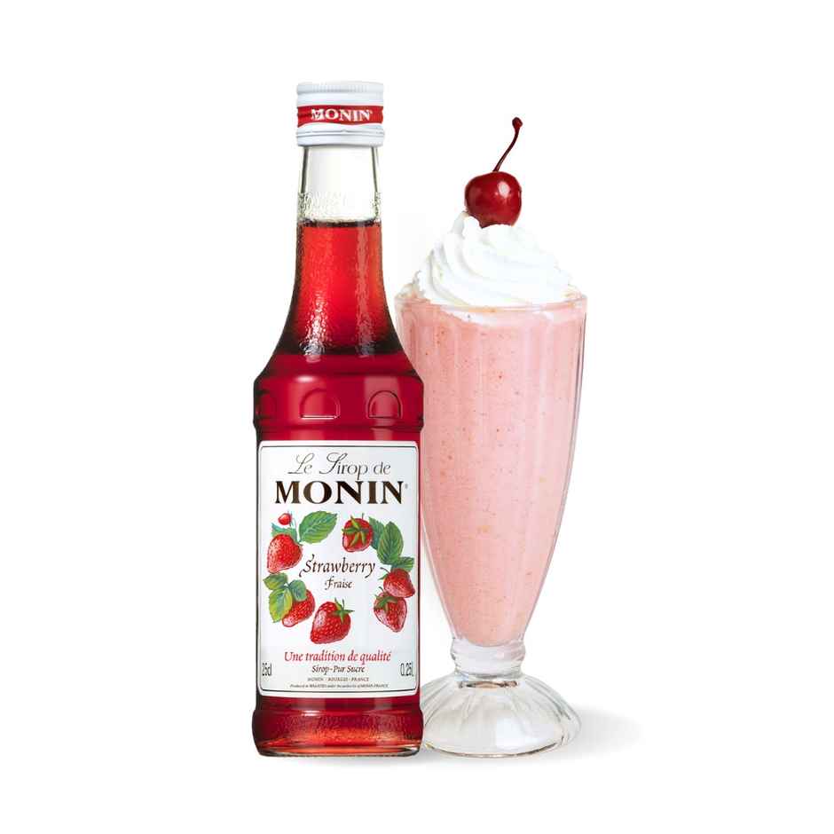 Monin Strawberry Syrup For Cocktail | Mocktails |Slush
