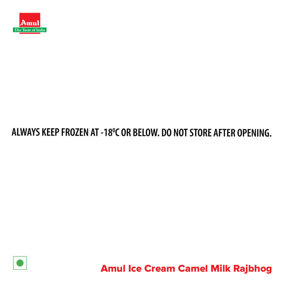 Amul Camel Milk Rajbhog Ice Cream Cup