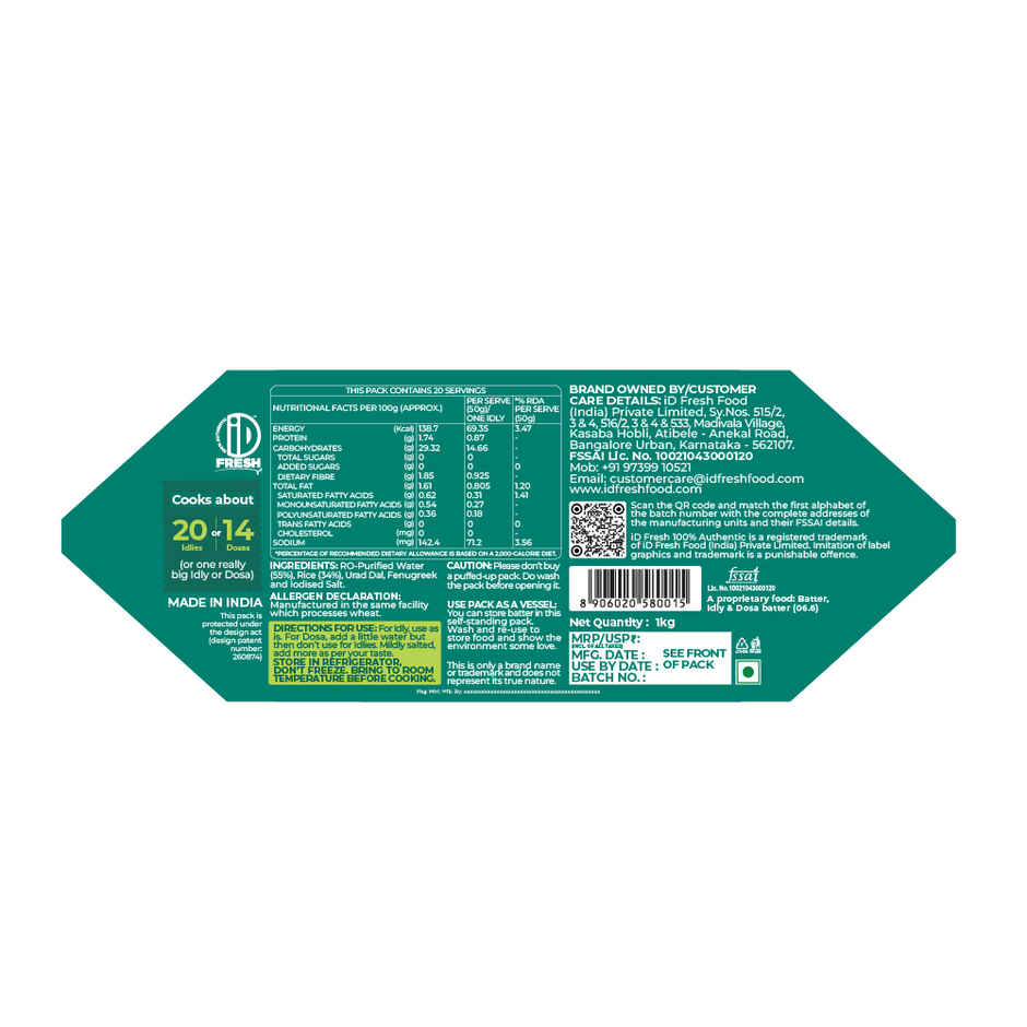 iD Fresh Idli & Dosa Batter