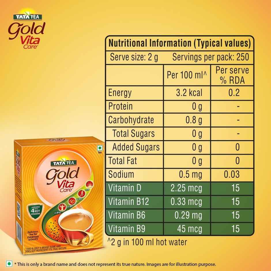 Tata Tea Gold Natural Vitacare Tea