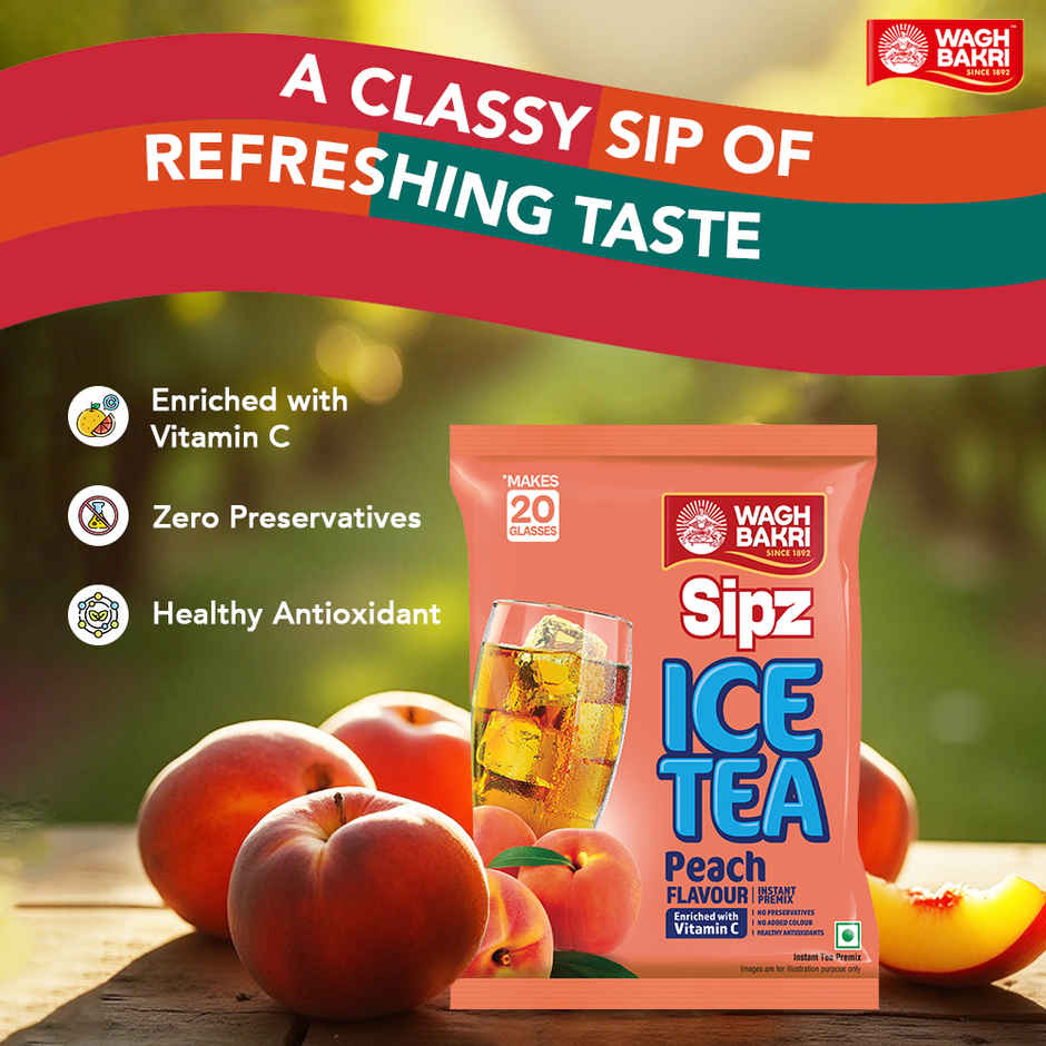 Wagh Bakri Peach Iced Tea