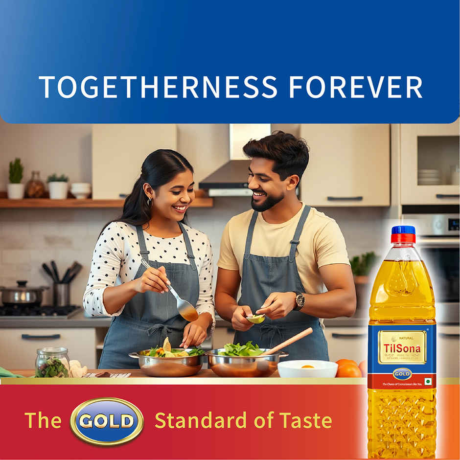 Tilsona Gold Sesame/Til Oil |  Pure & Natural Cooking Oil