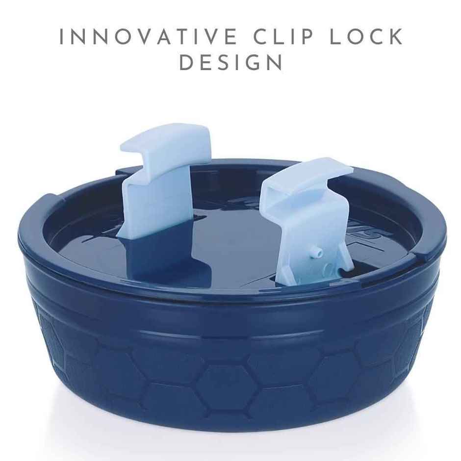 Magnus Microwave Steam Lock Small Container -Blue/Black