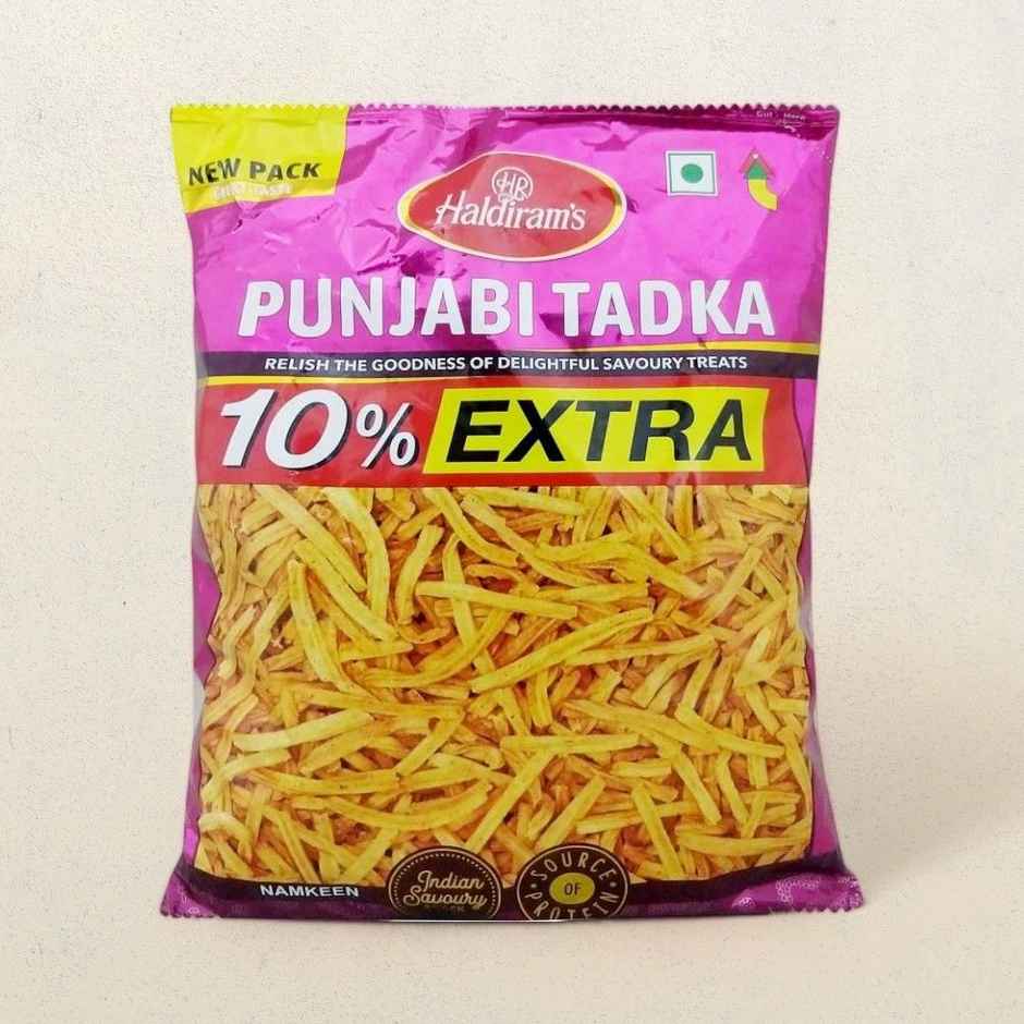 Haldiram's Punjabi Tadka(220gms) & Uncle Chipps - Spicy Treat(52gms) Combo