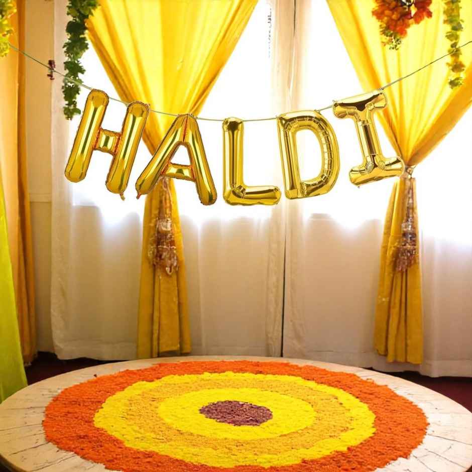 Haldi Ceremony Decoration Kit | Let's Vybe