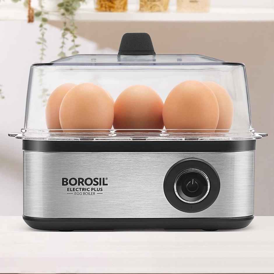 Borosil Electric Plus Egg Boiler | 8 Egg Capacity