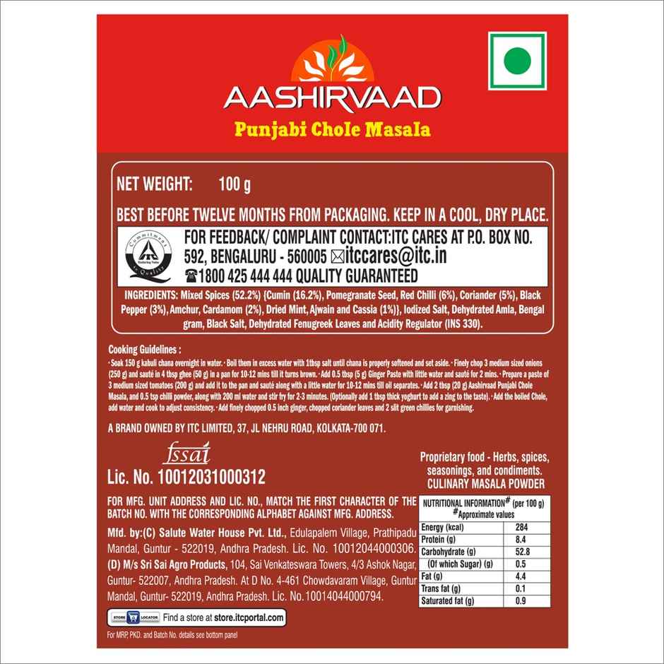 Aashirvaad Punjabi Chole Masala