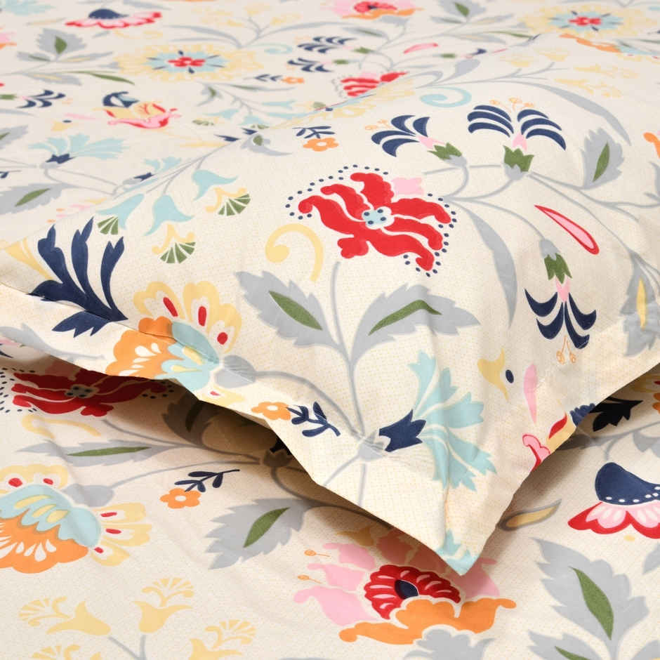 Haus & Kinder Ultra Soft All-Season Single Bedsheet | Lightweight, Breathable| Maison Fleur