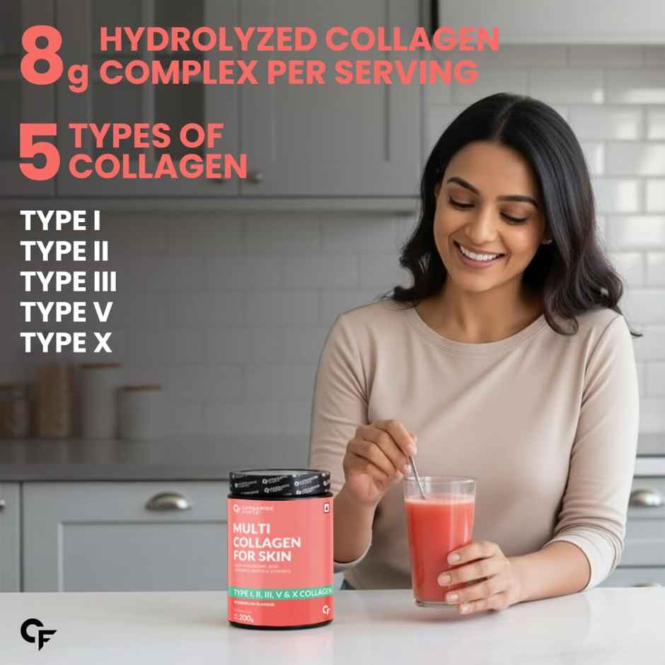 Carbamide Forte Multi Collagen Supplements 5 Types of Marine Collagen Powder For Skin Supplements