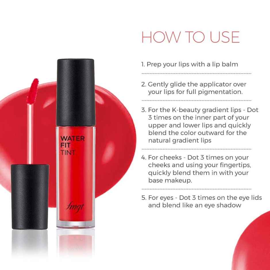 The Face Shop Water Fit Lip Tint Rose Pink