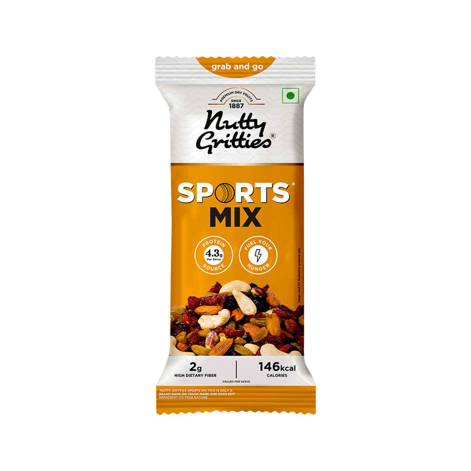 Nutty Gritties Premium Sports Mix - High Protein Snack