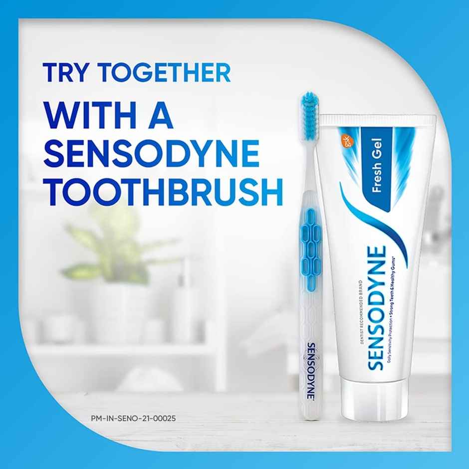 Sensodyne Fresh Gel Toothpaste for Max Freshness, Daily Sensitivity Protection Paste