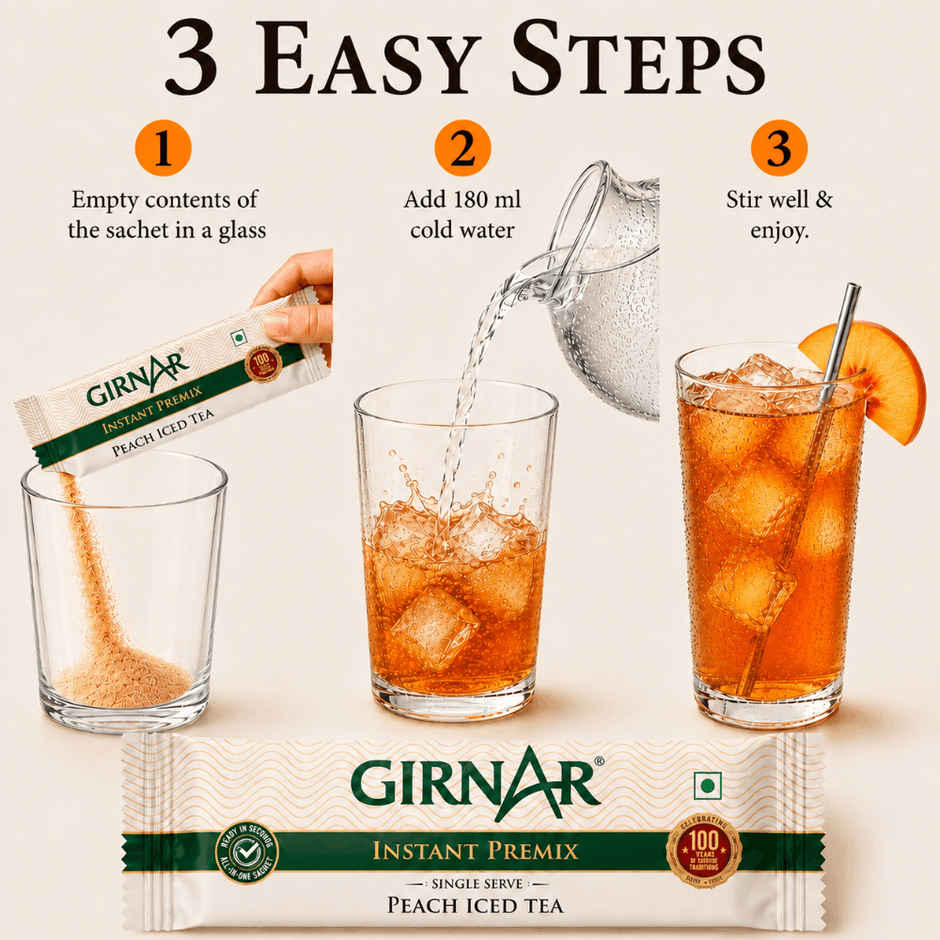 Girnar Peach Iced Tea Instant Premix
