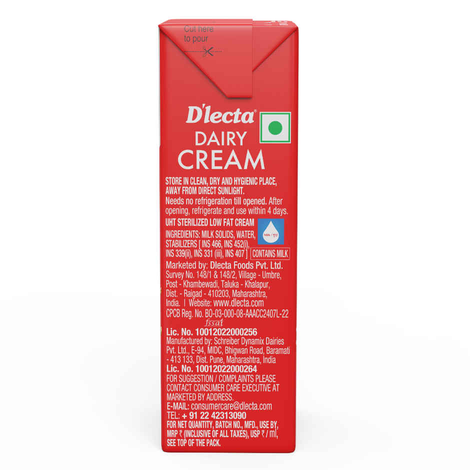D'lecta Dairy Fresh Cream