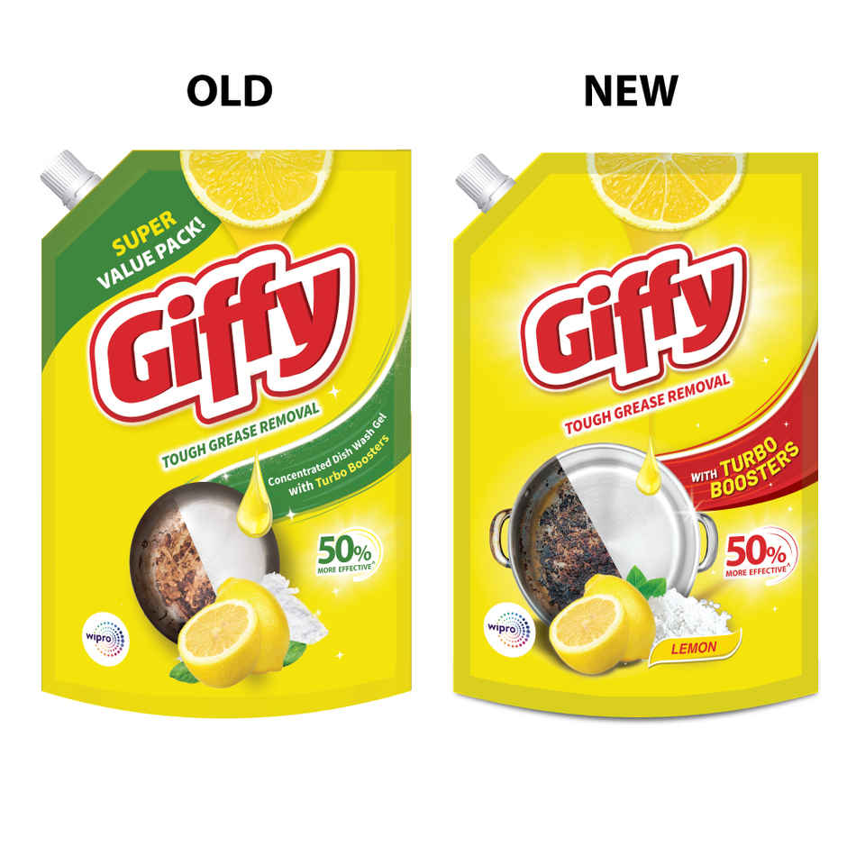 Giffy Active Salt and Lemon Liquid Dish Wash Gel