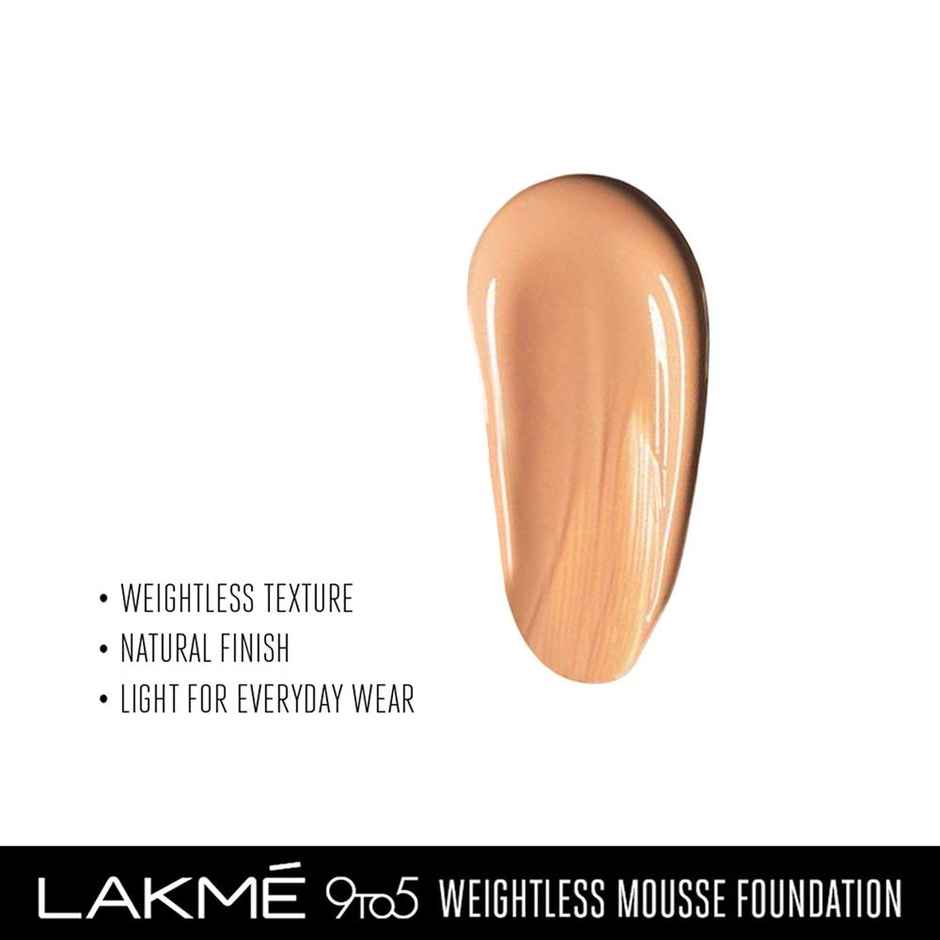Lakme 9to5 Powerplay Mousse Foundation, Beige Vanilla