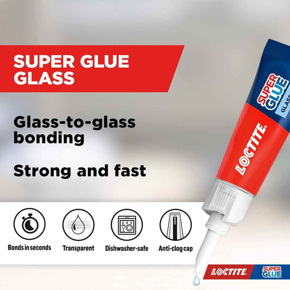 Loctite Diy Glass Glue| To Bond Glass To Glass | Stained Glass | Crystal | Mirror | Window