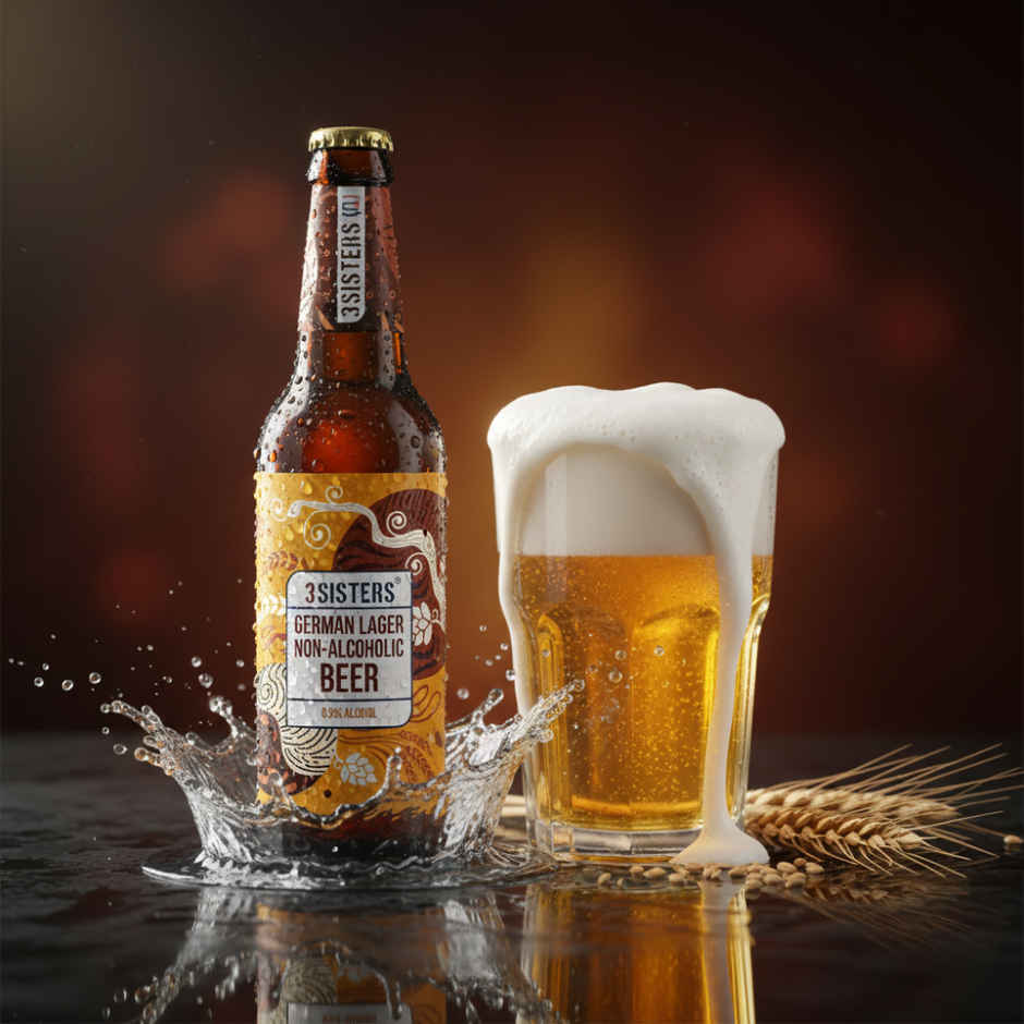 3 Sisters Malt Beer | German Lager Non Alcoholic 
