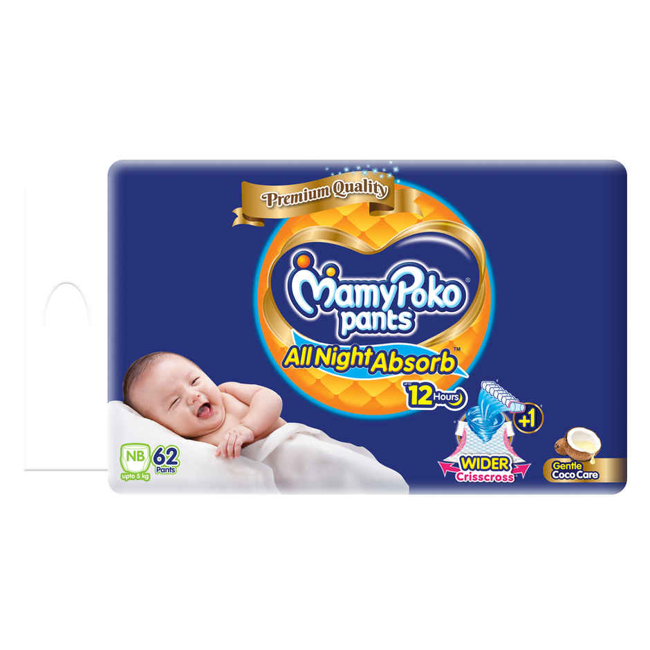 Mamypoko All Night Absorb Pant Style Diaper | XS | 93 pcs