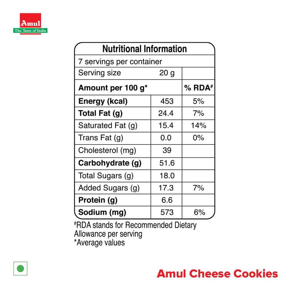 Amul Cheese Cookies