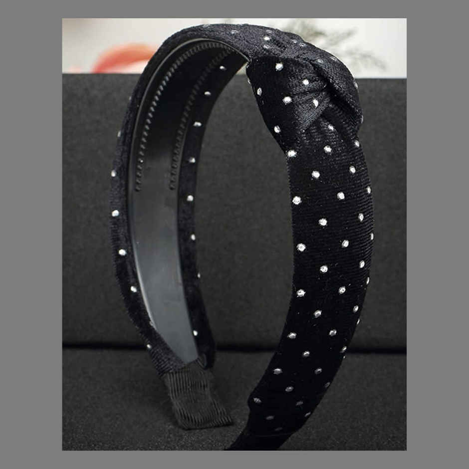 Se7en Premium Black Knot Hair Band