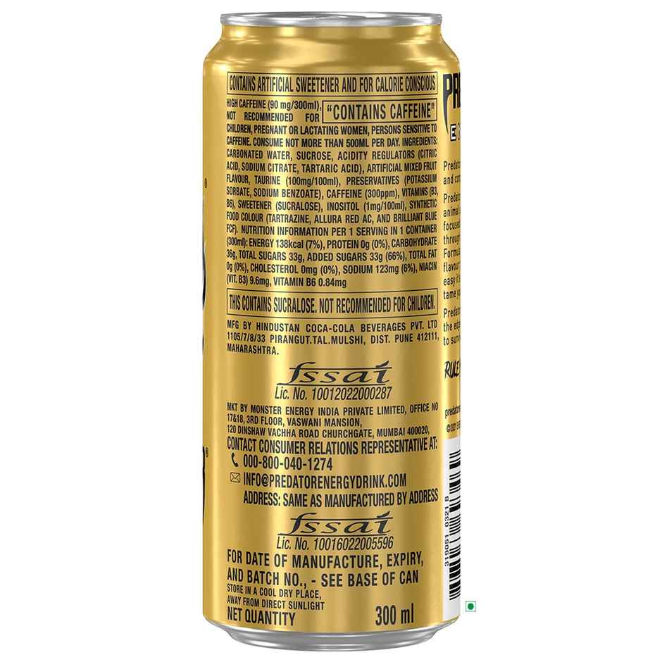 Predator Energy Drink Can | Instant Energy Boost