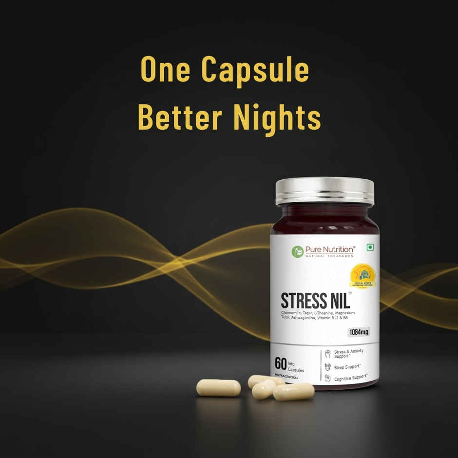 Pure Nutrition Stress Nil | Stress Relief & Calm Mind Support