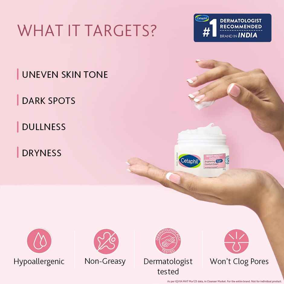 Cetaphil Bright Healthy Radiance Brightening Night Comfort Cream