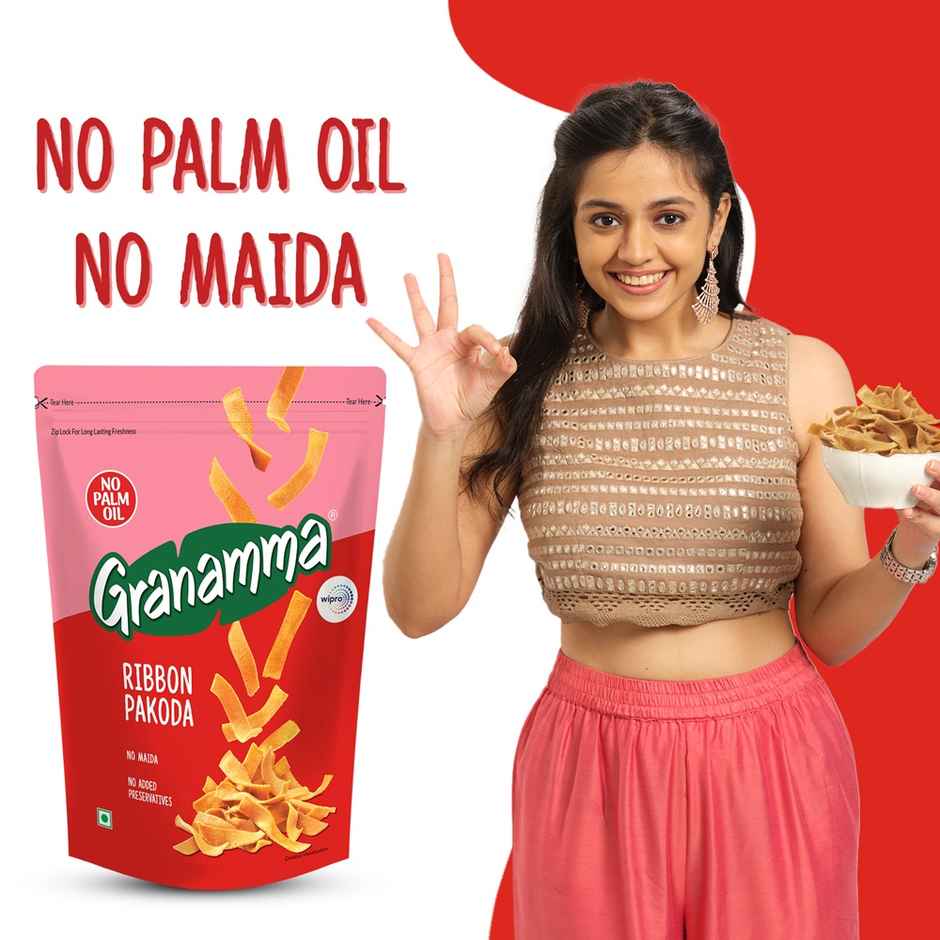 Granamma Ribbon Pakoda | Crispy Savory Snack