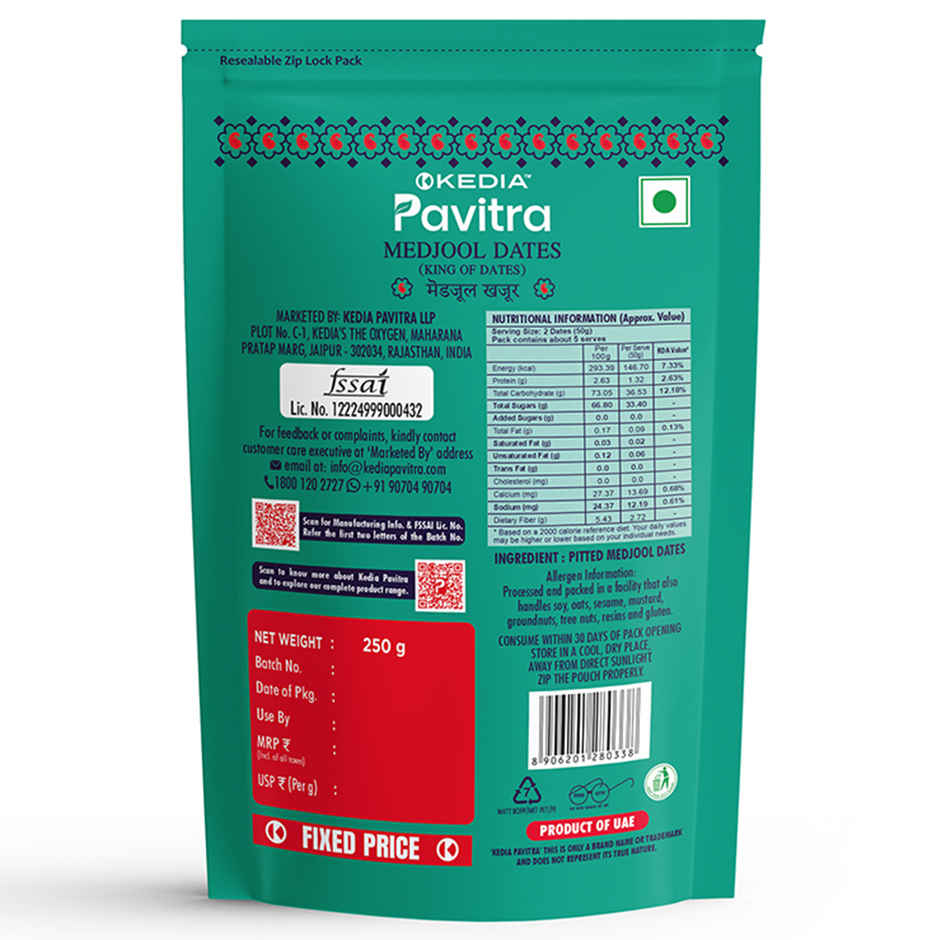 Kedia Pavitra Medjool Dates