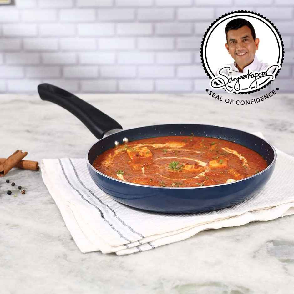 Wonderchef Galaxy Fry Pan | 24 cm | 1.3 L | Midnight Blue | 2 Year Warranty