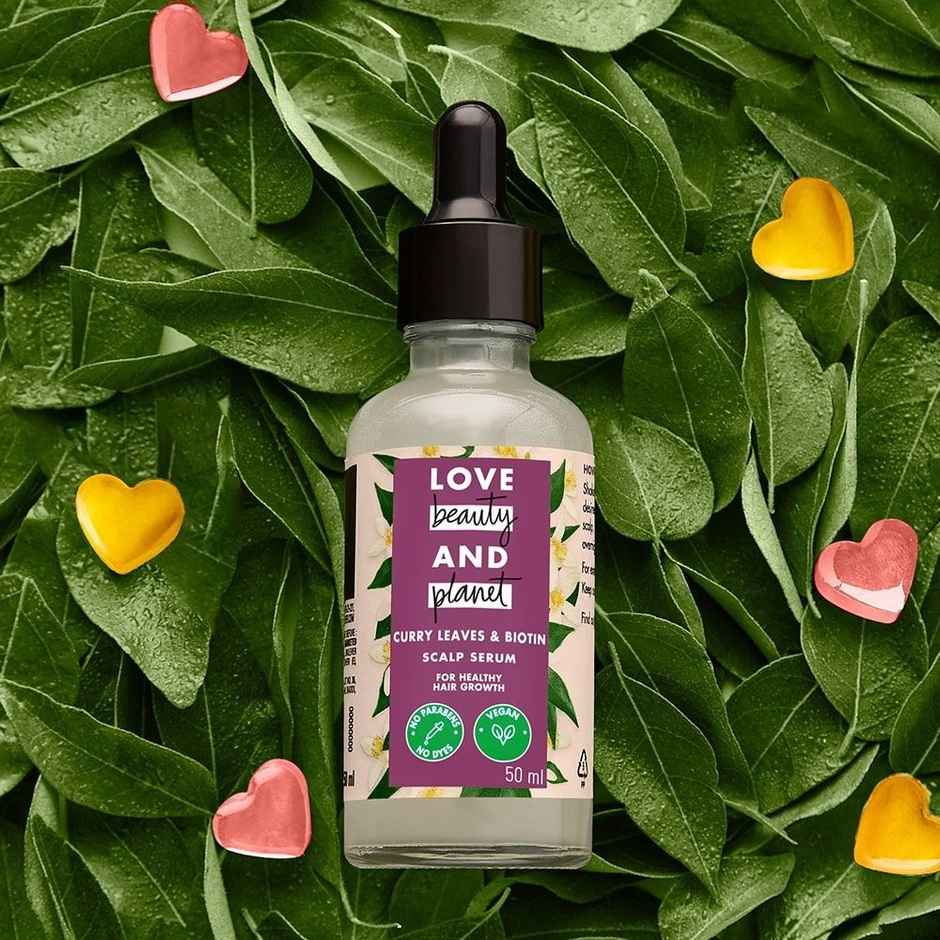 Love Beauty & Planet Curry Leaves & Vegan Biotin Hair Growth Scalp Serum