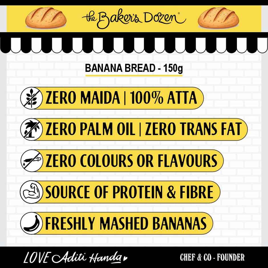 O Wholewheat Full Loaf(450gms) & Banana Bread 150G(150gms) Combo