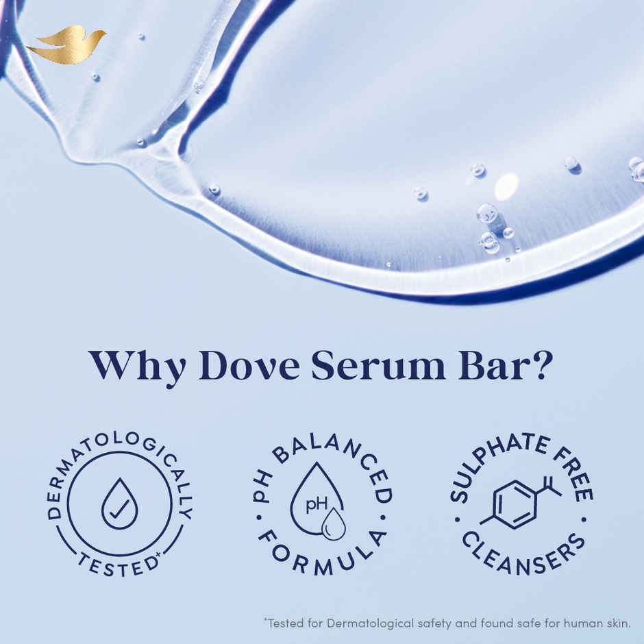 Dove Serum Beauty Bar - Soft Smooth Moisturised Skin