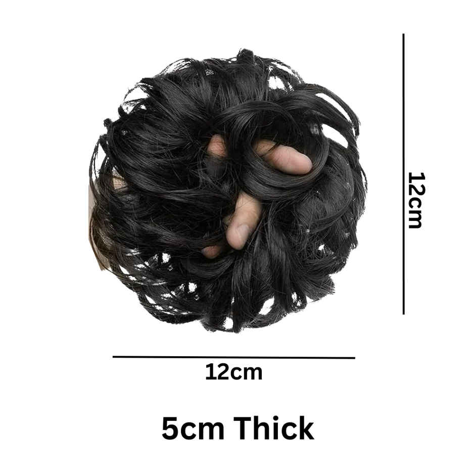 Se7en Stylish Messy Ruffle Bun Hair Extension - M