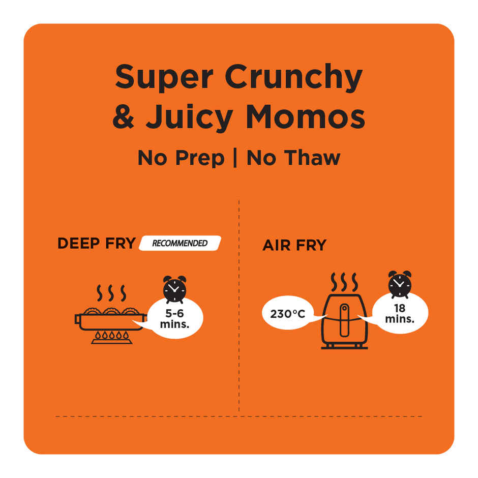 Prasuma Crunchy Chicken Momos - Kurkure Momos(380gms) & Prasuma Korean Fried Chicken - Spicy K-Bbq(275gms) Combo