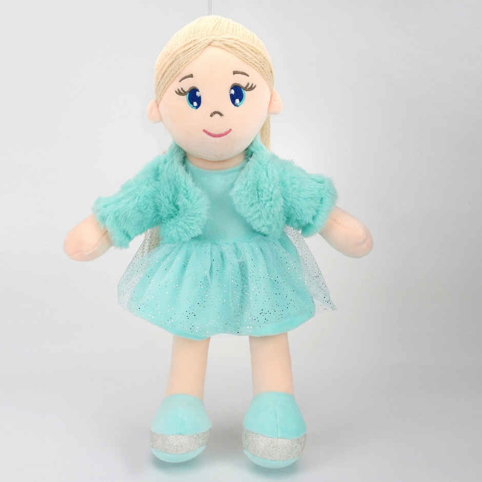 Mirada Green Jacket Bella Doll Soft Toy- 42Cm