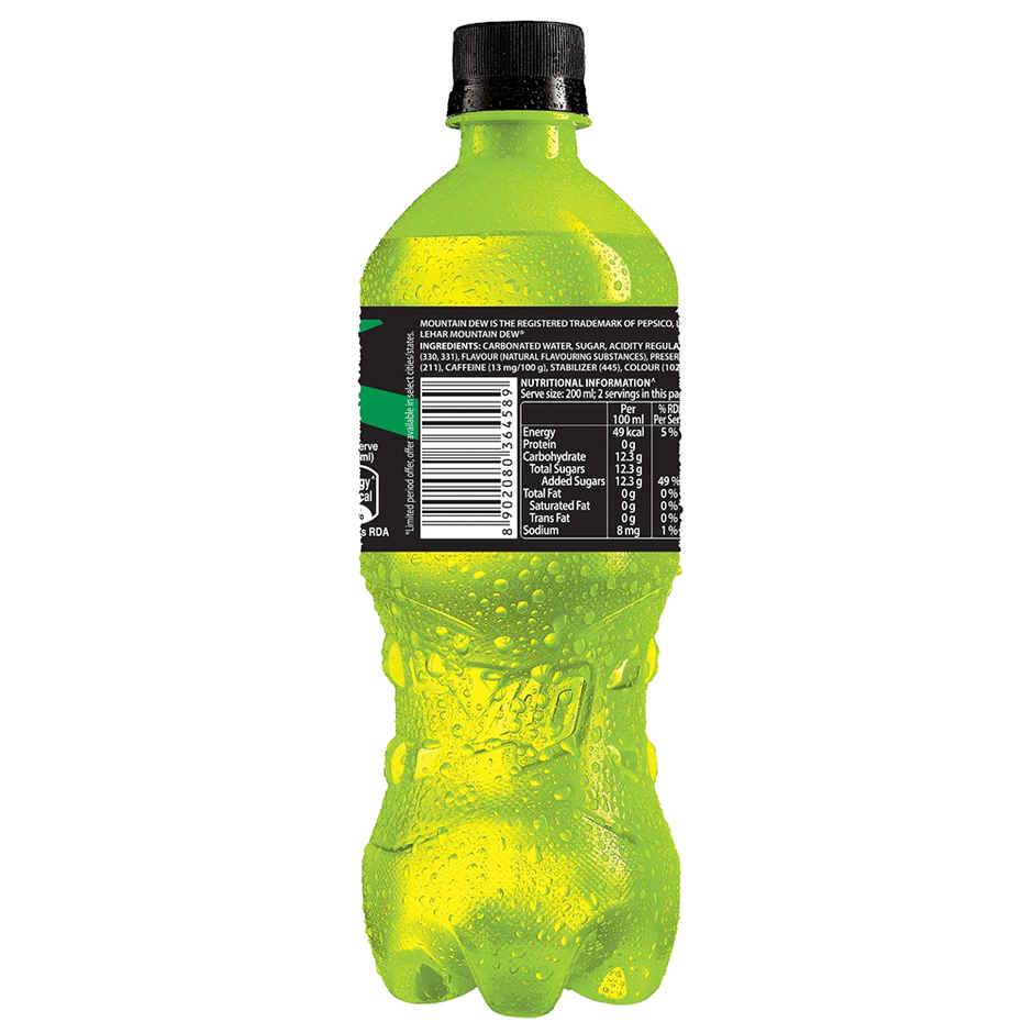 Mountain Dew Soft Drink PET | Carbonated Beverage