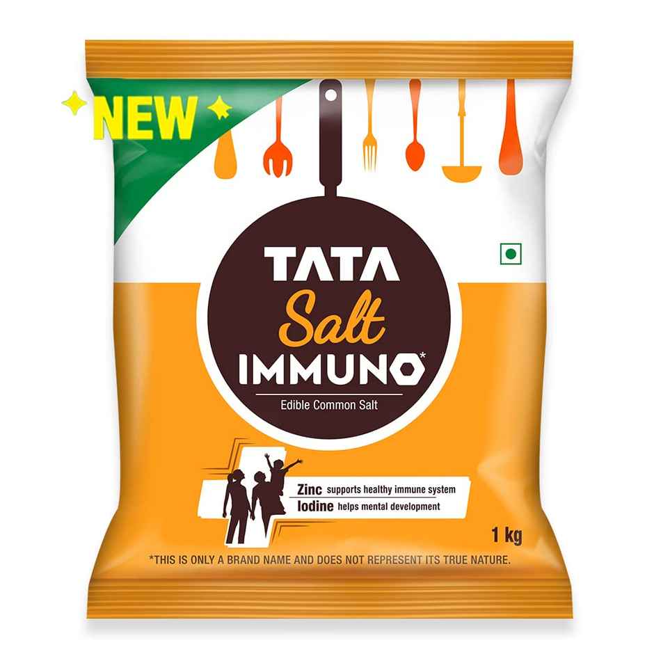 Tata Salt Immuno, Edible Common Salt, With Zinc And Iodine