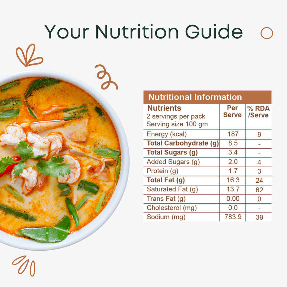 Pluckk Gluten Free Tom Kha Soup | Serves 2
