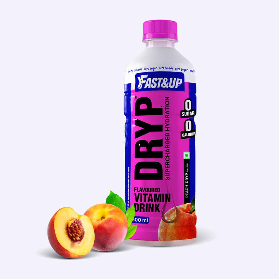 Fast&Up Dryp Vitamin Water | Zero Sugar - Zero Calories - Peach Flavour Combo