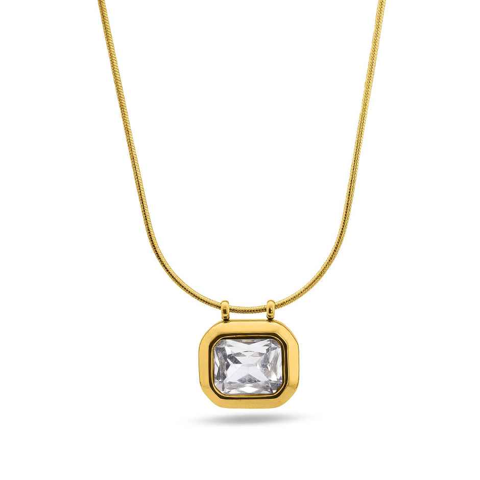 Palmonas Octagon Diamond Necklace