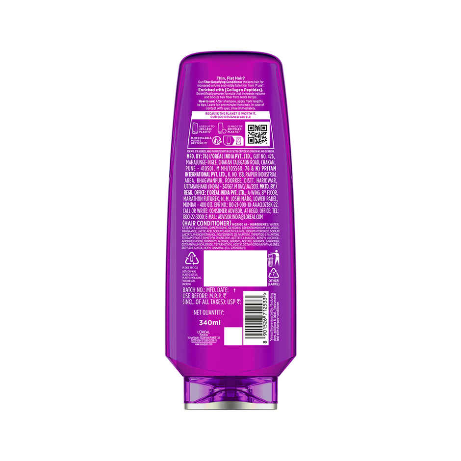 L'Oreal Paris Collagen Lifter Conditioner for 72H Volume & Soft Hair
