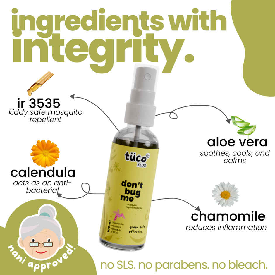 Tuco Kids Mosquito Repellent Spray - Don't Bug Me