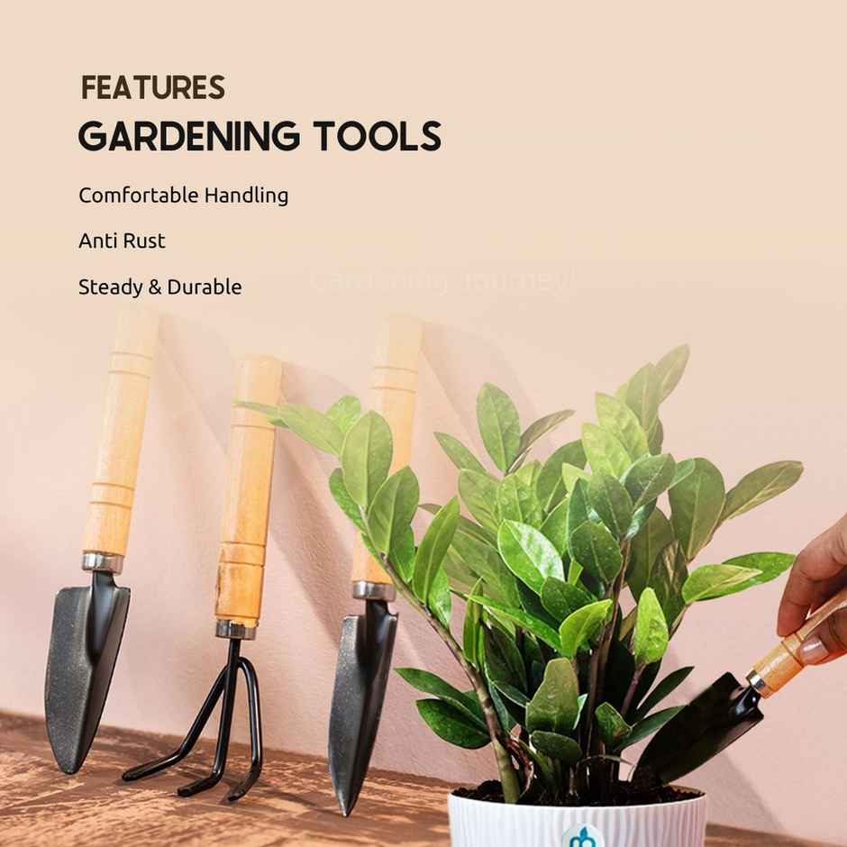 Nurturing Green - Small Garden Tools | Set of 3 | Gardening Tool Set | Gardening Kit