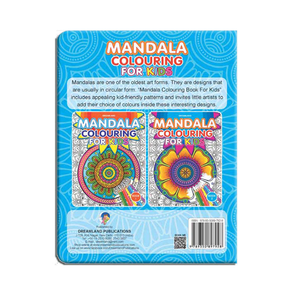 Dreamland Mandala Colouring Book for Kids | Age 6 Plus