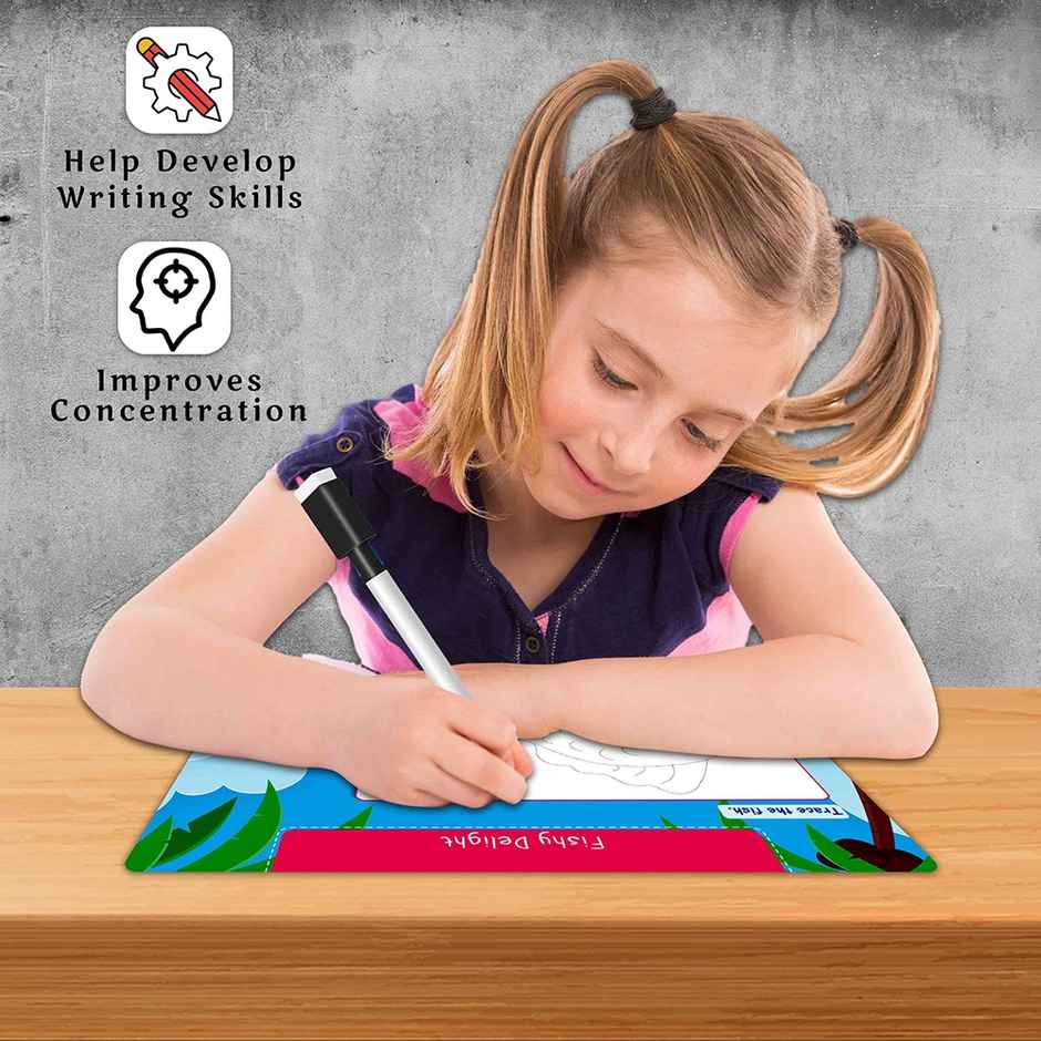 My First Ocean Busy Puzzle Book - Early Learning Activity Binder Book, Spiral Binding Activity Book