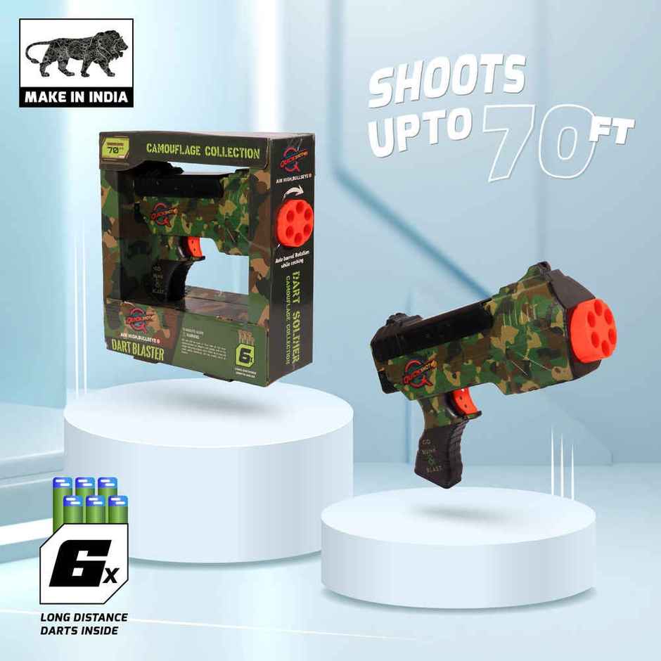 Toymaxx Camo Dart Blaster